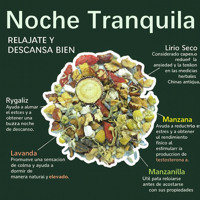 Nivelia® Té de hierbas calmante para la noche