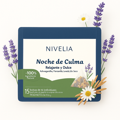 Nivelia® Té de hierbas calmante para la noche